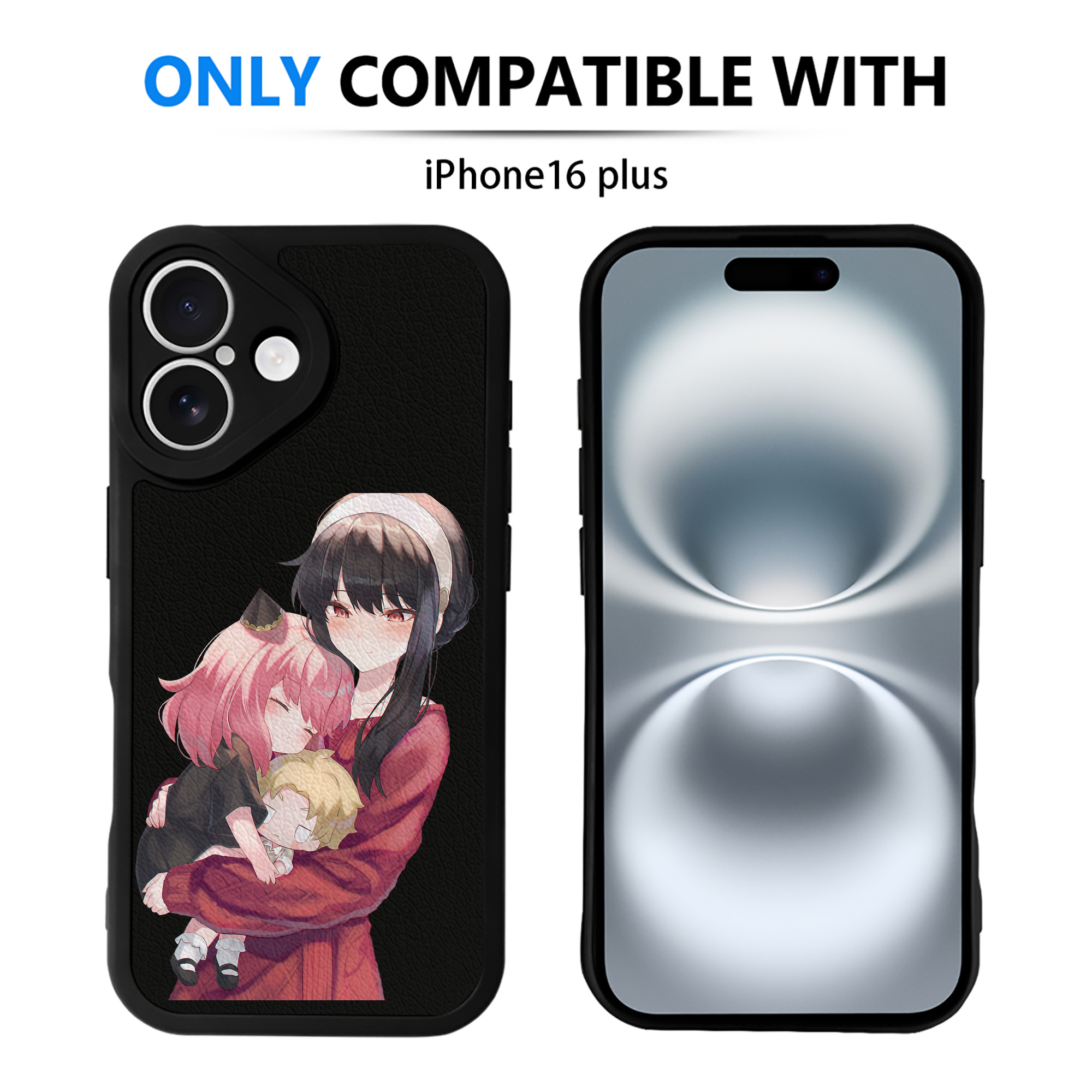 （画像用） SPY×FAMILY间谍家家酒 【iPhone 16シリーズ対応】シリコンスマホケース（レザー調） 材質：シリコン